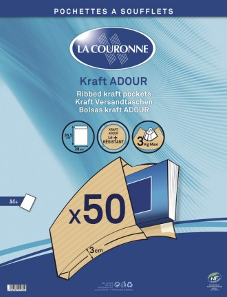 Упаковка из 50 крафт-конвертов Adour - 36,5 x 28 x 3 см. Луцк. фото 1 Упаковка из 50 крафт-конвертов Adour - 36,5 x 28 x 3 см. Луцк. фото 1