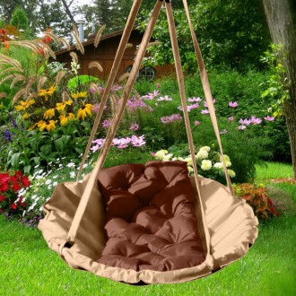 Підвісне крісло-качель стане прикрасою вашого саду або веранди! Його можна викор. . фото 2
