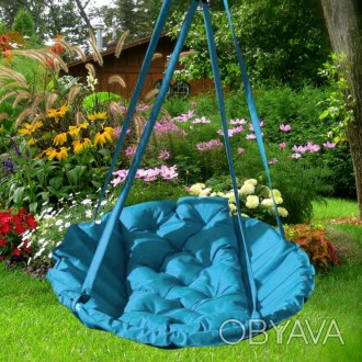 Підвісне крісло-качель стане прикрасою вашого саду або веранди! Його можна викор. . фото 1