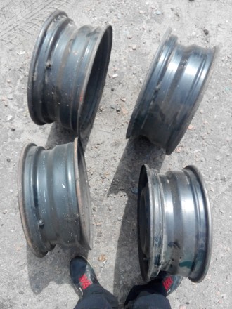 Диски штампованные колесные на Mercedes 6Jx15H2 комплект 4 шт. (ET31 - 2 шт., ET. . фото 9