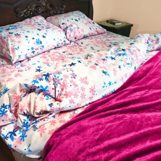 Изысканный двуспальный комплект постельного белья из бязи придаст приятный акцен. . фото 2