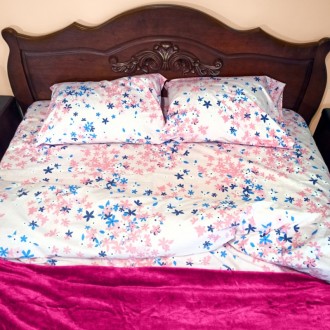 Изысканный двуспальный комплект постельного белья из бязи придаст приятный акцен. . фото 3
