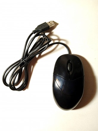 Провідна комп'ютерна миша Logitech N231 Black. . фото 2