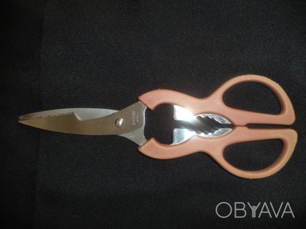 Ножницы универсальные, очень острые, изготовлены из высокопрочной нержавеющей ст. . фото 1