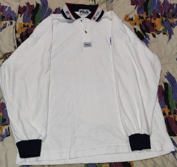 Рубашка-джемпер Fila, размер-XXL, длина-74см, под мышками-60си, рукав от шва вор. . фото 3