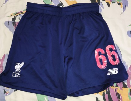 Футбольные шорты New Balance FC Liverpool, размер-L, пояс на максимуме-44см, дли. . фото 2
