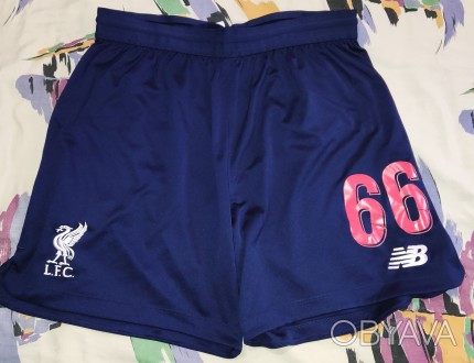 Футбольные шорты New Balance FC Liverpool, размер-L, пояс на максимуме-44см, дли. . фото 1