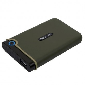 Накопичувач зовнiшнiй HDD 2.5" USB 2.0TB Transcend StoreJet 25M3 Military Green . . фото 3