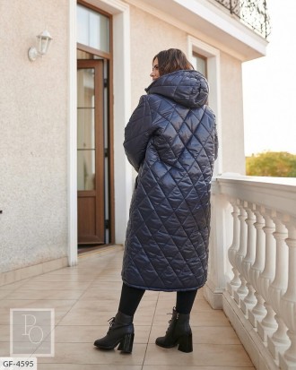 Пальто GF-4595
Ст.: GF-4595
Пальто теплое зимнее
Ткань: стеганая плащевка на 150. . фото 7