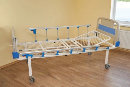 Кровать медицинская функциональная АТОН КФ-2-МП
с пластиковыми перилами, телеско. . фото 4