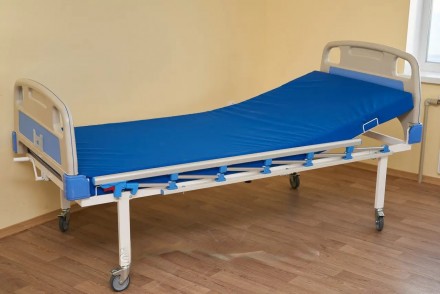 Кровать медицинская функциональная АТОН КФ-2-МП с пластиковыми перилами, телеско. . фото 7
