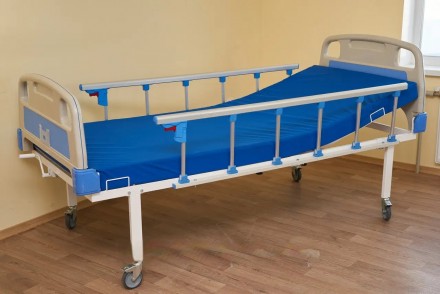 Кровать медицинская функциональная АТОН КФ-2-МП с пластиковыми перилами, телеско. . фото 8
