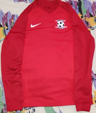 Футболка Nike FC Bournvile United, длинный рукав, размер-S, длина-68см, под мышк. . фото 3