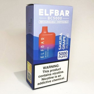 Одноразки Elf Bar BC5000 Original 5% перезаряжаемый под. Київ. фото 1 Одноразки Elf Bar BC5000 Original 5% перезаряжаемый под. Київ. фото 1
