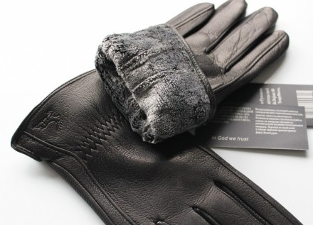 
 
 Мужские кожаные перчатки.
Материал верха: натуральная кожа;
Материал подклад. . фото 4
