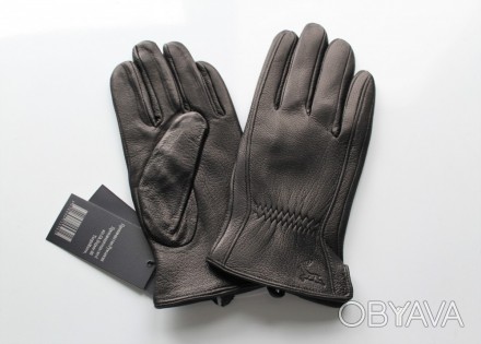 
 
 Мужские кожаные перчатки.
Материал верха: натуральная кожа;
Материал подклад. . фото 1