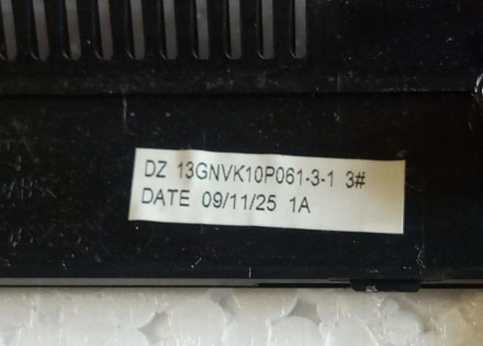 Середня частина корпуса з тачпадом ноутбука ASUS X5DAD 13GNVK10P061-3-1 13N0-EJA. . фото 4