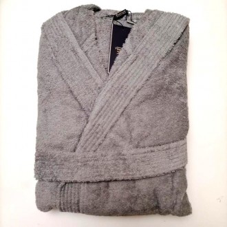  Мужской длинный банный махровый халат, серый очень большого размера 66, Гуливер. . фото 6