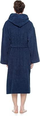 Турецкий синий мужской махровый халат, банный, натуральный р-р L/XL 58-60 100% Х. . фото 4