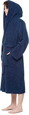 Турецкий синий мужской махровый халат, банный, натуральный р-р L/XL 58-60 100% Х. . фото 3
