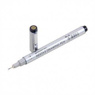 Рапидограф (он же линер, лайнер, рейсфейдер, капилярная ручка, японский маркер) . . фото 6