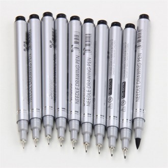 Рапидограф (он же линер, лайнер, рейсфейдер, капилярная ручка, японский маркер) . . фото 5