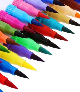 Brush Markers Pens and FineLiner WORISON - усовершенствованный маркер нового пок. . фото 5