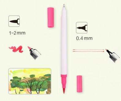 Brush Markers Pens and FineLiner WORISON - усовершенствованный маркер нового пок. . фото 6