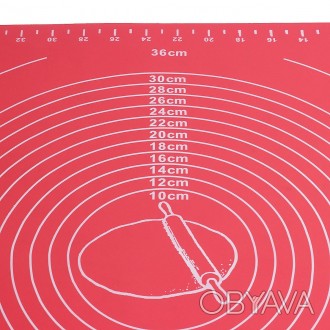 Коврик силиконовый 50 х 40 см Kamille
Коврик силиконовый для раскатки теста — не. . фото 1