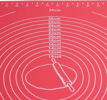 Силиконовый письмо-коврик для выпечки и раскатывания теста, с разметкой. 
 Разме. . фото 3