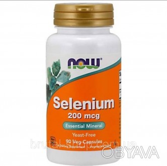 Selenium 200 mcg від NOW Foods має протипухлинну дію, активно бореться з раковим. . фото 1