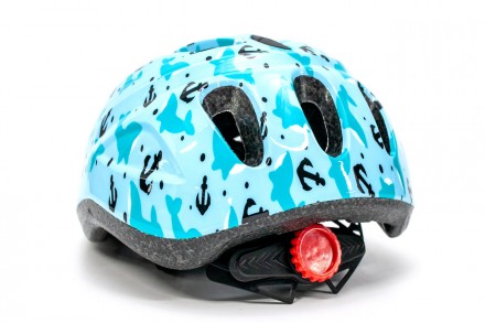 Шлем велосипедный детский, FSK KY501, бирюзовый (48-56 см)
	Красивый и яркий дет. . фото 3