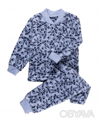 Дитяча піжама  виготовлена із трикотажного полотна - велсофт.  Це трикотаж із гу. . фото 1