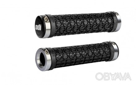 Грипсы ODI SDG LOCK-ON GRIPS Black w/Silver Clamps (черные с серебристыми замкам. . фото 1