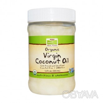 
 
Кокосовое масло Organic Virgin Coconut Oil от производителя NOW Foods
 
Натур. . фото 1