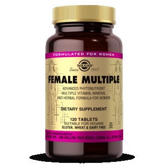 Витамины ждля женщин Solgar Female Multiple (120 табл) солгар фимейл мультипл. Київ. фото 1 Витамины ждля женщин Solgar Female Multiple (120 табл) солгар фимейл мультипл. Київ. фото 1