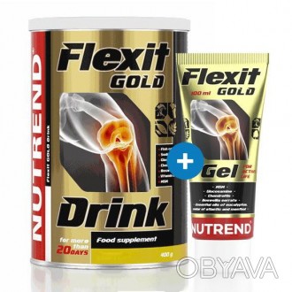 Nutrend Flexit Gold Drink это уникальный напиток-хондропротектор, изготовленный . . фото 1