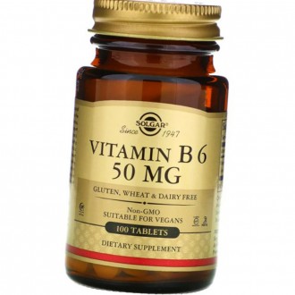 Витамин B6 Солгар Solgar Vitamin B6 50 mg 100 таблеток. Киев. фото 1 Витамин B6 Солгар Solgar Vitamin B6 50 mg 100 таблеток. Киев. фото 1
