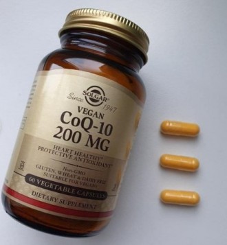 Коэнзим q10 Солгар Solgar CoQ-10 200 mg vegan 60 капс. Київ. фото 1 Коэнзим q10 Солгар Solgar CoQ-10 200 mg vegan 60 капс. Київ. фото 1