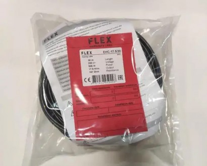 FLEX EHC – двужильный нагревательный кабель с одним концом подключения, предназн. . фото 3