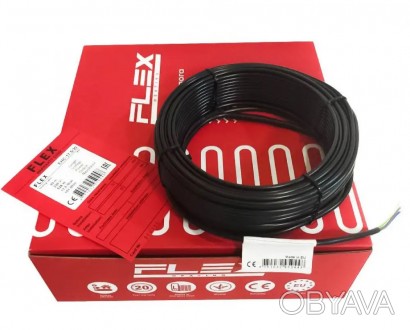 FLEX EHC – двужильный нагревательный кабель с одним концом подключения, предназн. . фото 1