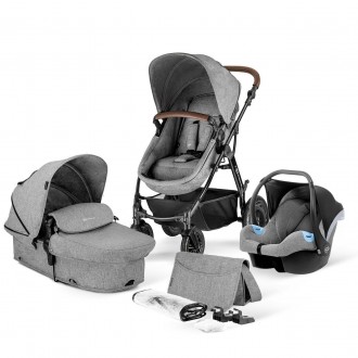 Універсальна коляска 3 в 1 Kinderkraft Moov Gray Melange (KKWMOOVGRYM0NC). Київ. фото 1 Універсальна коляска 3 в 1 Kinderkraft Moov Gray Melange (KKWMOOVGRYM0NC). Київ. фото 1