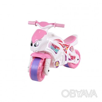 Предлагаем Вашему вниманию игрушку «Мотоцикл ТехноК» (арт. 5798) в бело-розовой . . фото 1
