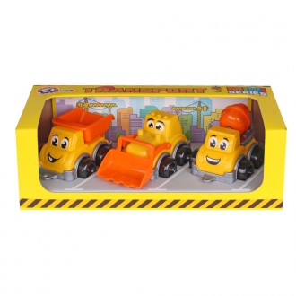 Игрушка «Транспорт Мини ТехноК» - это набор заядлых строителей для веселых забав. . фото 2