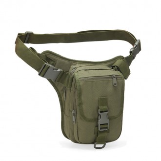 Сумка тактическая на пояс AOKALI Outdoor A9001 Green 5 л для туризма и путишеств. Запоріжжя. фото 1 Сумка тактическая на пояс AOKALI Outdoor A9001 Green 5 л для туризма и путишеств. Запоріжжя. фото 1