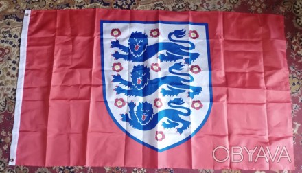 Флаг сборной Англии по футболу, размер 150х90см, 100грн, личная встреча, высылаю. . фото 1