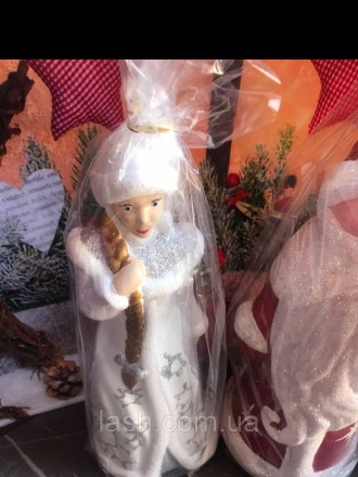 Игрушечный Дедушка Мороз со Снегурочкой под елку, незаменимый атрибут для создан. . фото 7
