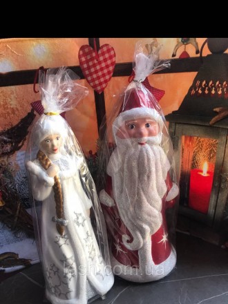 Игрушечный Дедушка Мороз со Снегурочкой под елку, незаменимый атрибут для создан. . фото 2