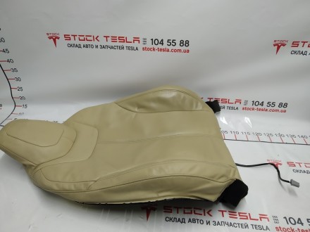 Обшивка спинки водительского сиденья с подогревом PREM TAN на автомобиль Тесла. . . фото 4