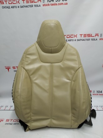 Обшивка спинки водительского сиденья с подогревом PREM TAN на автомобиль Тесла. . . фото 2